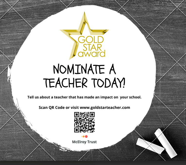 McElroy Trust Announces Award Program for Teachers