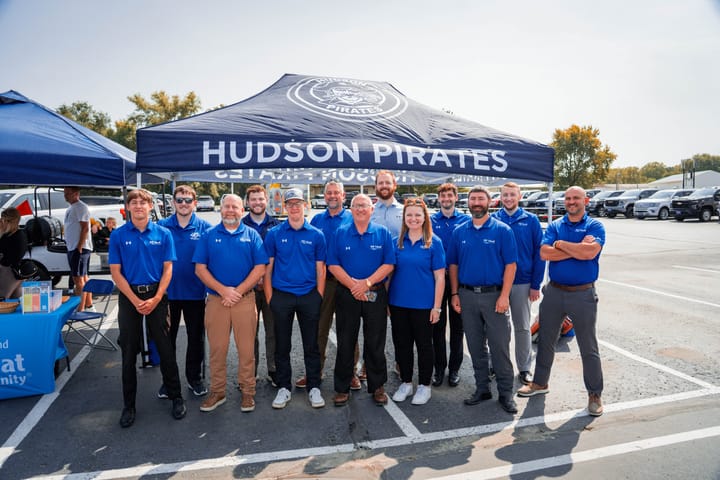 Drive 4 UR Community Raises $8,000 for Hudson Athletics and Habitat for Humanity